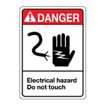 ANSI Electrical Hazard Do Not Touch Sign